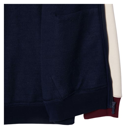 Lacoste - Kapuzenpullover für Herren, Durchgehender Reißverschluss (Marine) - Image 3