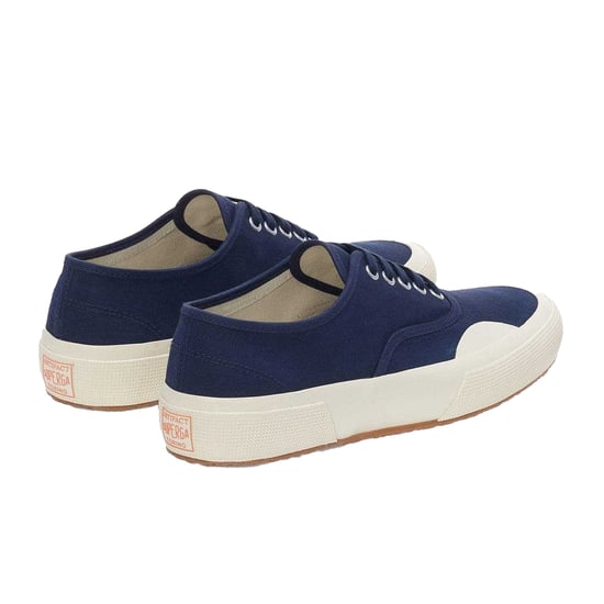 Superga - "2430 Deck" Sneaker für Herren/Damen Unisex, Canvas (Marine/Naturweiß) - Image 2