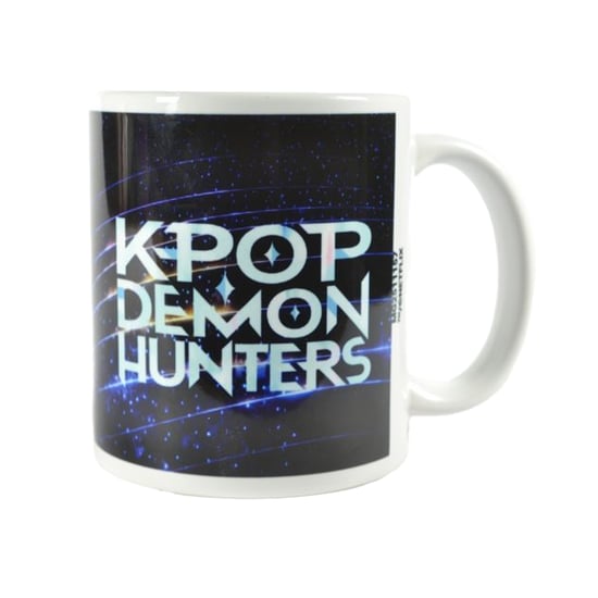 K-Pop Demon Hunters - Kaffeebecher, Logo (Weiß/Blau) - Image 2