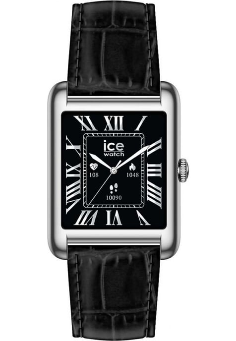 Ice Watch Ice Smart Tk 2.0 - Silver - Black Croco Schwarz Unisex Armbanduhr 025380 - - Image 1