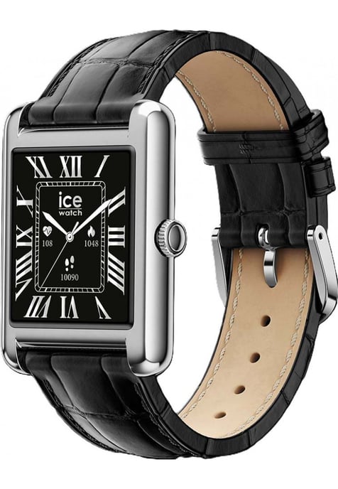 Ice Watch Ice Smart Tk 2.0 - Silver - Black Croco Schwarz Unisex Armbanduhr 025380 - - Image 2