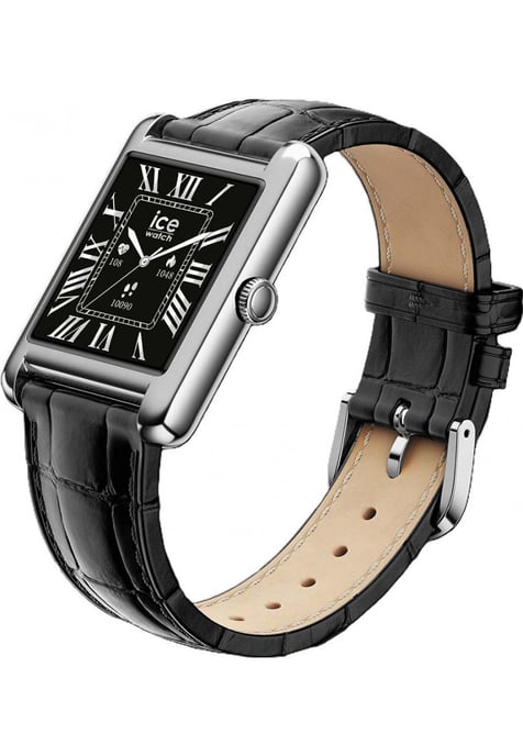 Ice Watch Ice Smart Tk 2.0 - Silver - Black Croco Schwarz Unisex Armbanduhr 025380 - - Image 3