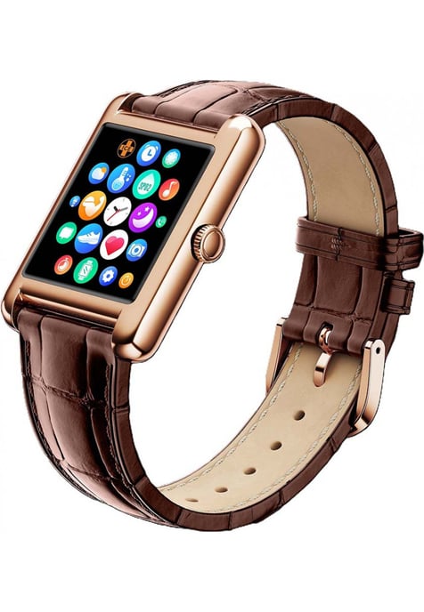 Ice Watch Ice Smart Tk 2.0 - Rose-gold - Brown Croco Braun Unisex Armbanduhr 025382 - - Image 4