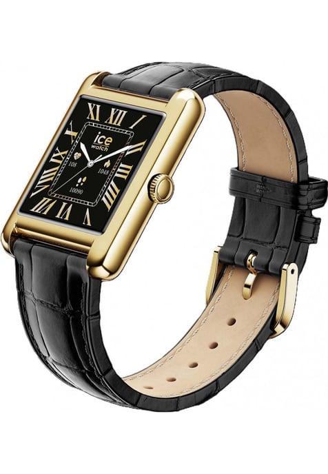 Ice Watch Ice Smart Tk 2.0 - Gold - Black Croco Schwarz Unisex Armbanduhr 025285 - - Image 3