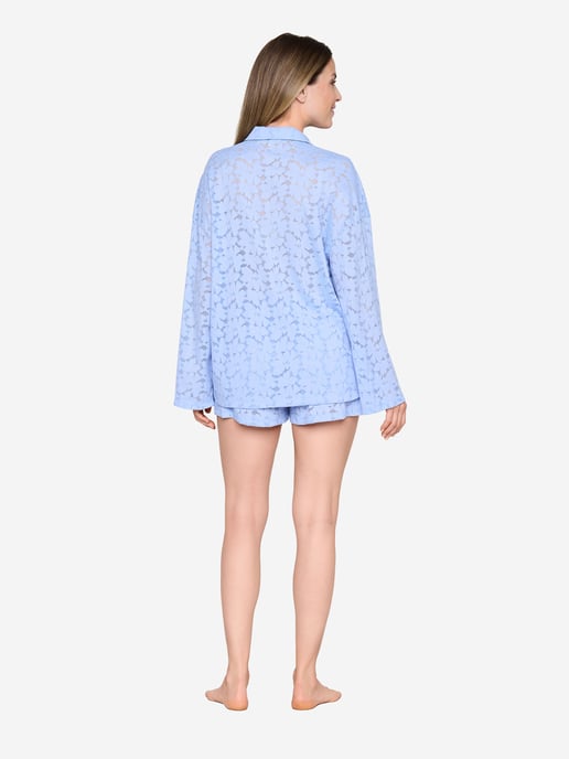JOOP! Jeans Damen Pyjamaoberteil Allover LaceSchlafshirt, Pyjama Shirt, Nachtshirt - Image 6