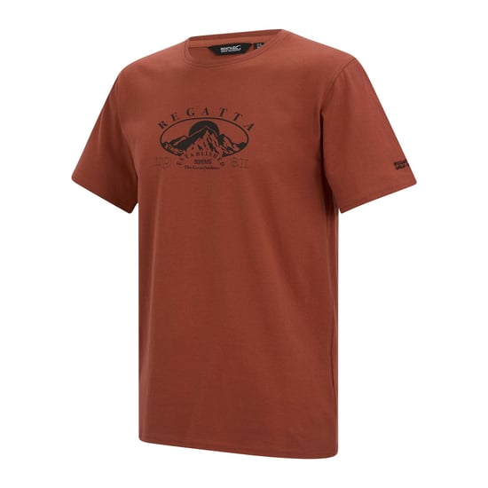 Regatta - "Cline IX" T-Shirt für Herren (Ziegelrot) - Image 3