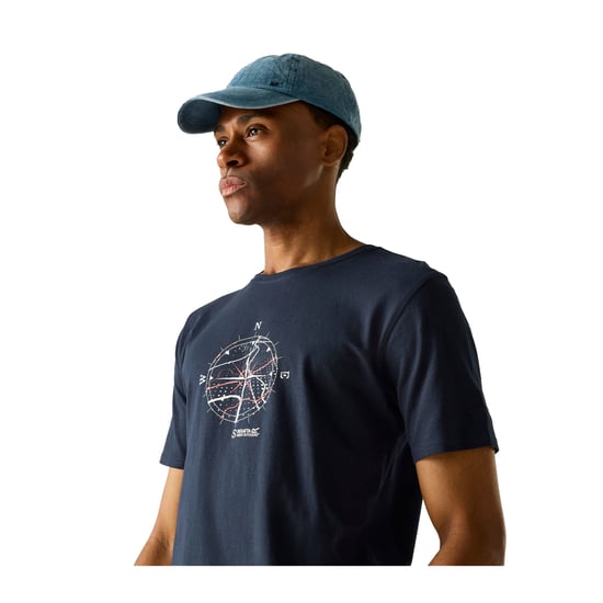 Regatta - "Cline IX" T-Shirt für Herren (Marine) - Image 3