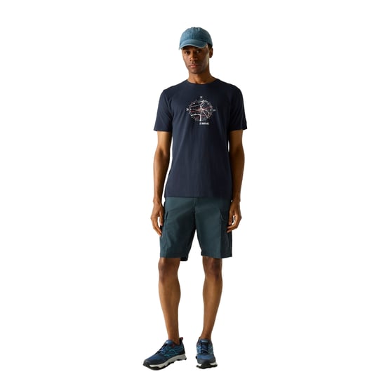 Regatta - "Cline IX" T-Shirt für Herren (Marine) - Image 4
