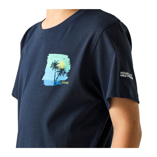 Regatta - "Bosley" T-Shirt für Kinder (Marine) - Image 3