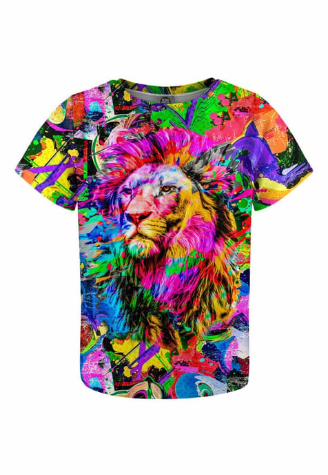 "Colorful Lion" T-shirt - Image 1