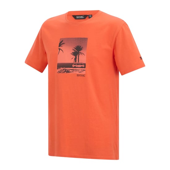 Regatta - "Cline IX" T-Shirt für Herren (Tigerlilien-Orange) - Image 3