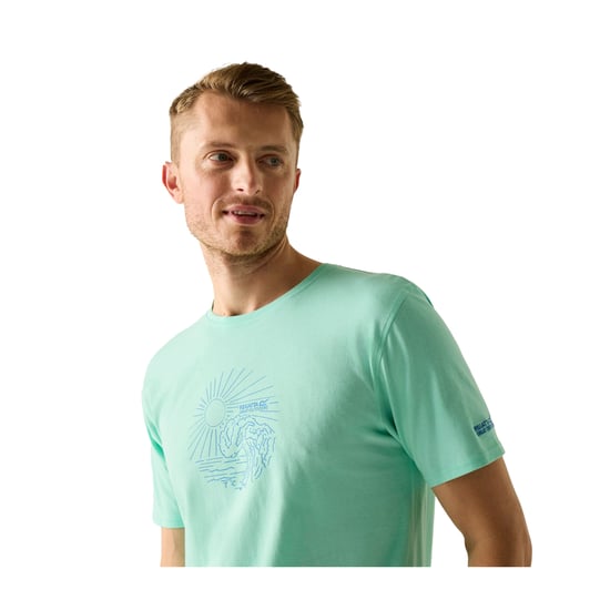 Regatta - "Cline IX" T-Shirt für Herren (Eisgrün) - Image 3