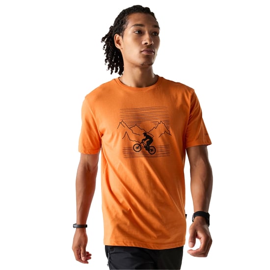Dare 2B - "Movement III" T-Shirt für Herren (Dunkel Orange) - Image 4