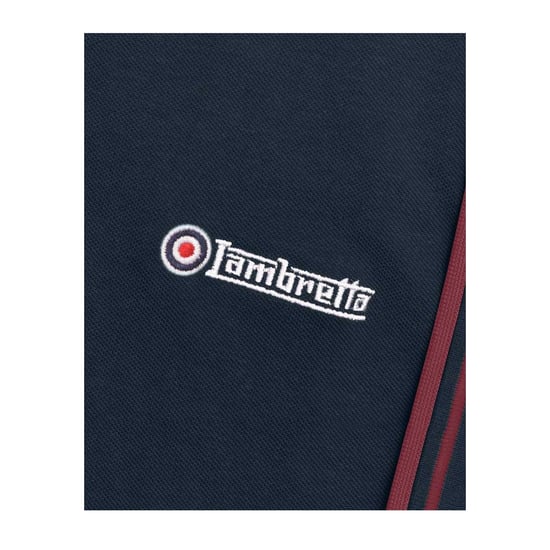 Lambretta - Poloshirt für Herren (Dunkel-Marineblau/Burgunderrot) - Image 5