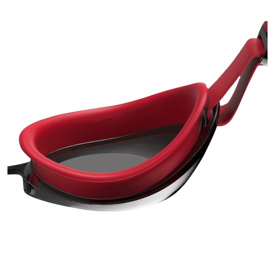 Speedo - "Jet 2.0" Schwimmbrille für Herren/Damen Unisex (Rot/Rauch-Grau) - Image 2