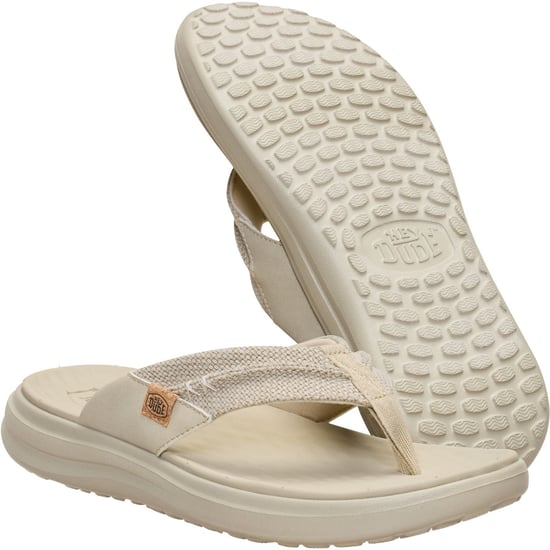 HEYDUDE Finn Flip Polyester Herren Tan Sandalen - Image 4