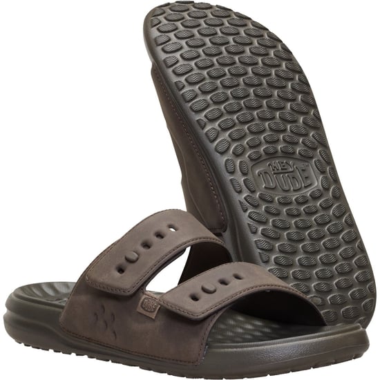 HEYDUDE Wave 2 Strap Polyurethan Herren Sandalen Major Braun - Image 4
