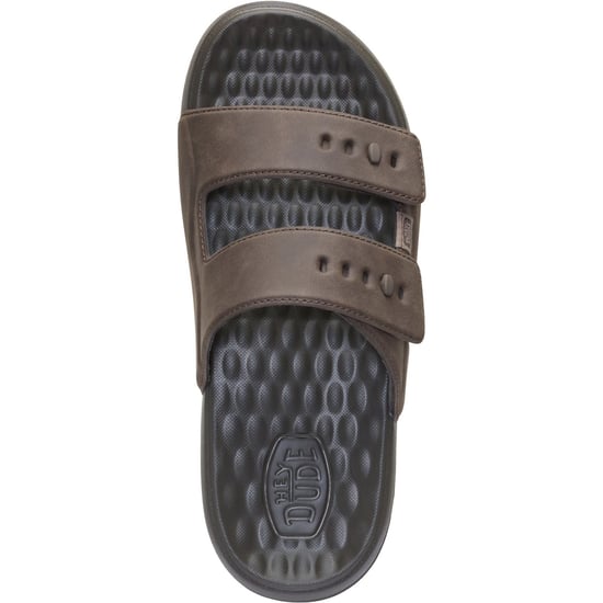 HEYDUDE Wave 2 Strap Polyurethan Herren Sandalen Major Braun - Image 5