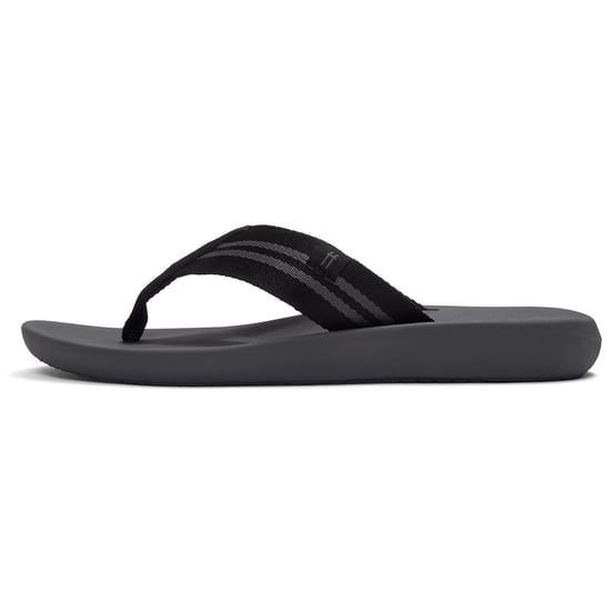 Fitflop iQushion Polyester Herren Sandalen in Schwarz/Grau - Image 4