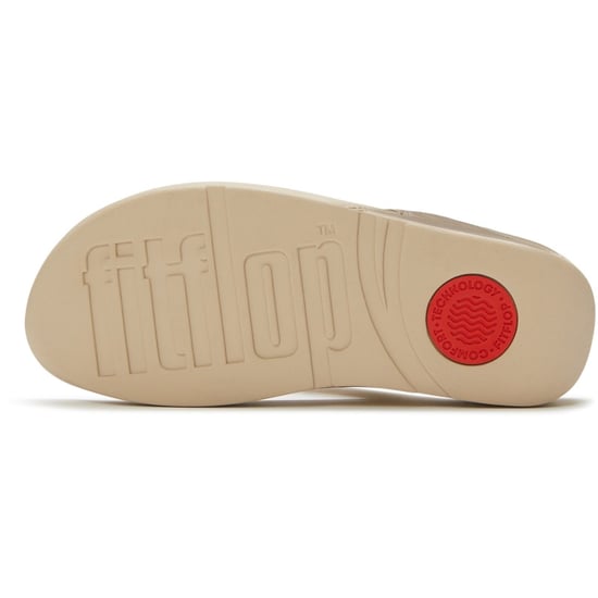 Fitflop Lulu Ultra-Jewel Zehenpost Polyurethan Damen Sandalen Platino - Image 2