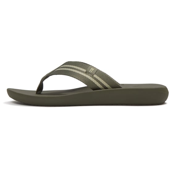 Fitflop iQushion Polyester Herren Flip-Flops in Dunkeloliven/Salbeigrün - Image 4