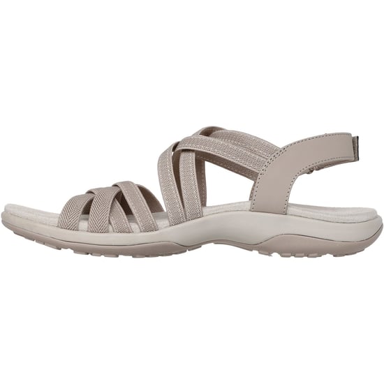 Skechers Reggae Slim - Sommerurlaub Polyester Damen Sandalen in Taupe - Image 4