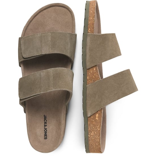 Jack & Jones Malta Wildleder Herren Martini Olive Sandalen - Image 4