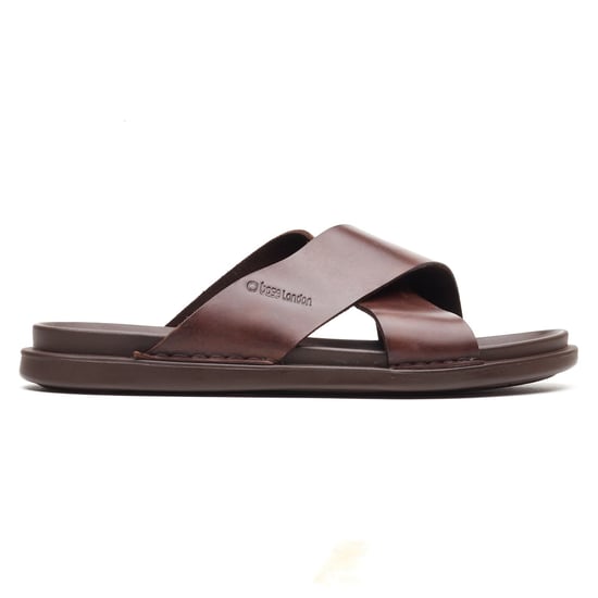 Base London Drift Leder Herren Braune Sandalen - Image 5