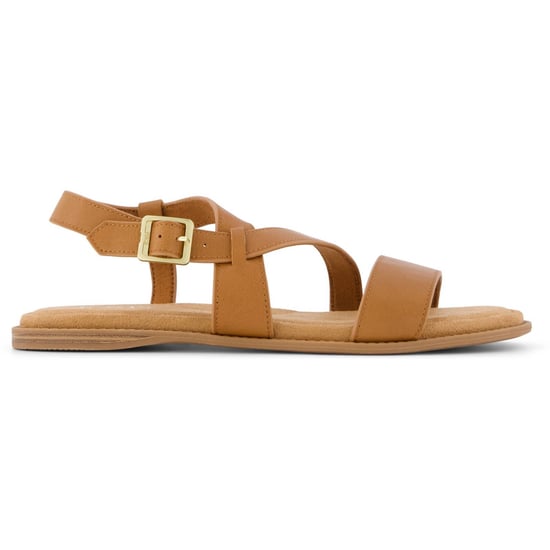 TOMS Mar Leder Damen Sandalen in Brown Sugar - Image 6