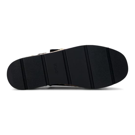 TOMS Giana Textil Damen Schwarze Strand-Sandalen - Image 4