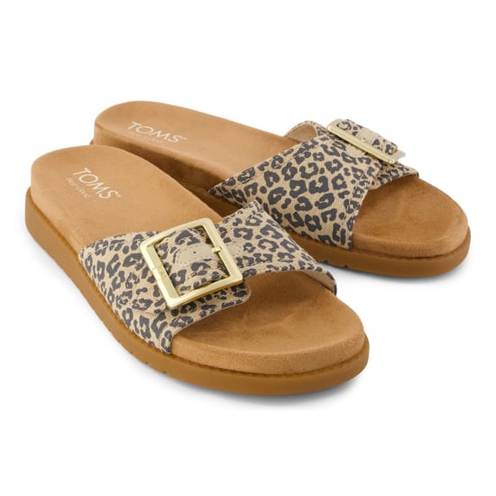 TOMS Marin Textil Damen Hausschuhe in Haferfarbe - Image 3
