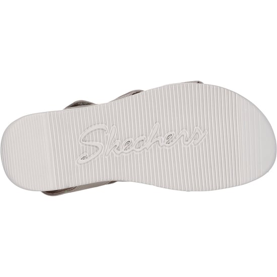 Skechers Lifted Comfort Polyurethan Damensandalen in Taupe - Image 2