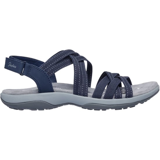 Skechers Reggae Slim - Sommerurlaub Polyester Damen Sandalen in Marineblau - Image 2