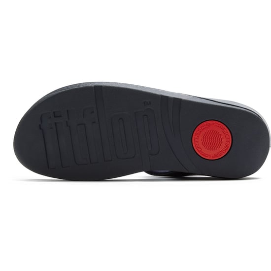 Fitflop Fino Toe-Post Polyurethane Women's Midnight Navy Sandals - Image 2