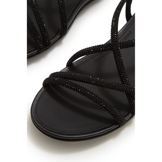 Fitflop Fino Zehentrenner Leder Damen Sandalen All Black - Image 5