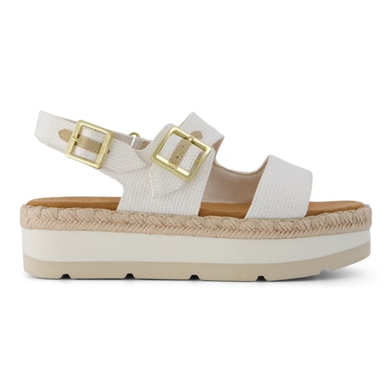 TOMS Giana Textile Damen Weiße Sandalen für den Strand - Image 6