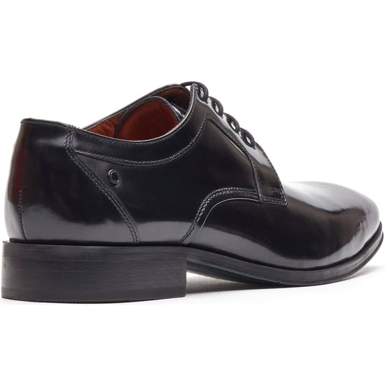 Base London Dome Schnürschuhe aus Leder für Herren in Hochglanz Schwarz - Image 2