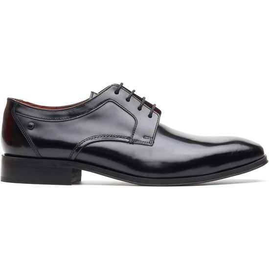 Base London Dome Schnürschuhe aus Leder für Herren in Hochglanz Schwarz - Image 5
