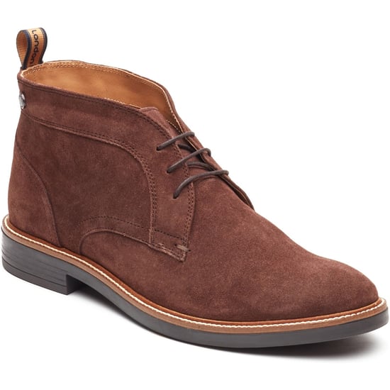 Base London Lincoln Chukka Leder Herren Braune Stiefel - Image 1