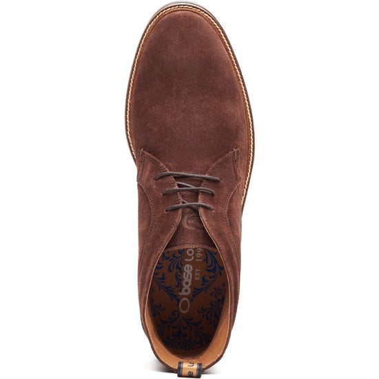 Base London Lincoln Chukka Leder Herren Braune Stiefel - Image 4
