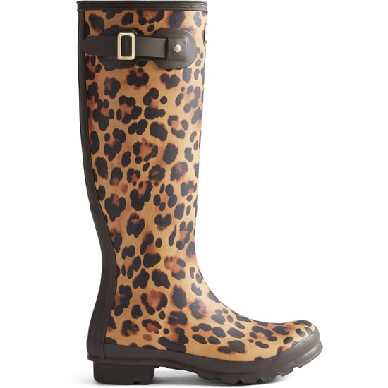 Hunter Damen Original Tall Leopard Gummistiefel in Leopardenmuster/Schokoladenbraun - Image 4
