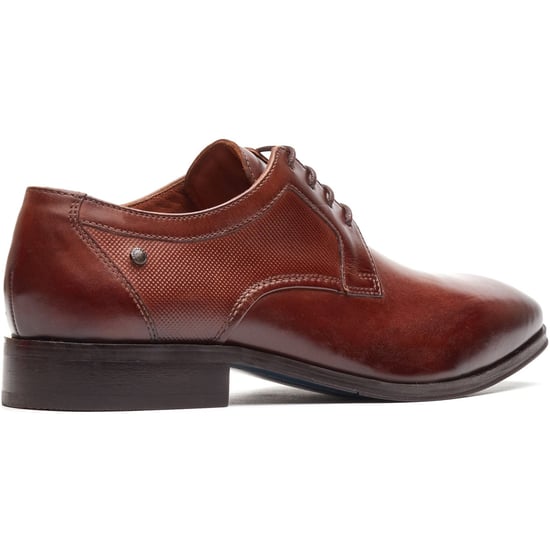 Base London Dome Schnürschuhe aus Leder für Herren in verbranntem Tan - Image 2