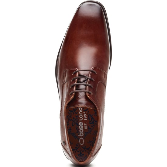 Base London Dome Schnürschuhe aus Leder für Herren in verbranntem Tan - Image 4
