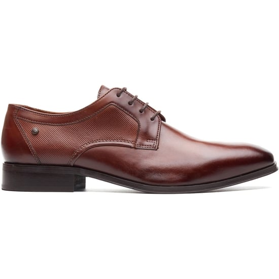 Base London Dome Schnürschuhe aus Leder für Herren in verbranntem Tan - Image 5