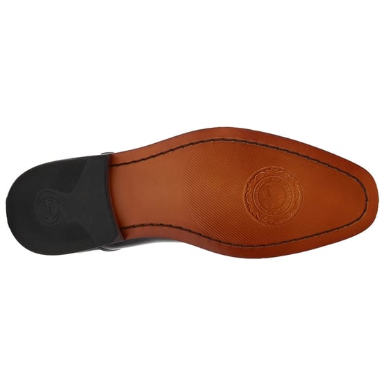 Base London Marley Derby-Lederschuhe für Herren in Marineblau mit Schnürung - Image 3