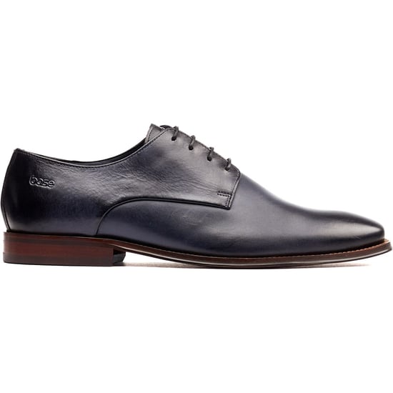 Base London Marley Derby-Lederschuhe für Herren in Marineblau mit Schnürung - Image 5