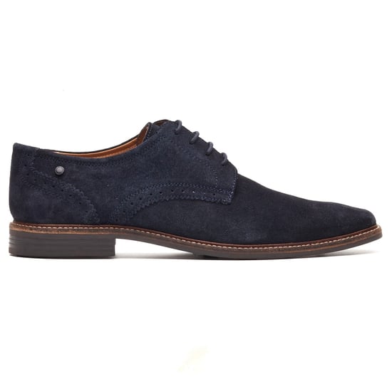 Base London Eton Lace Up Leather Men's Navy Lace-Up Shoes - Image 5