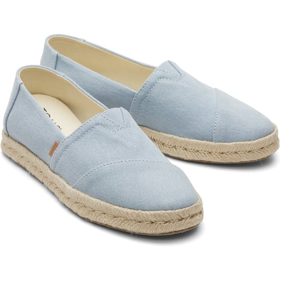 TOMS Alpargata Rope 2.0 Textil Damen Hellblaue Espadrilles - Image 3