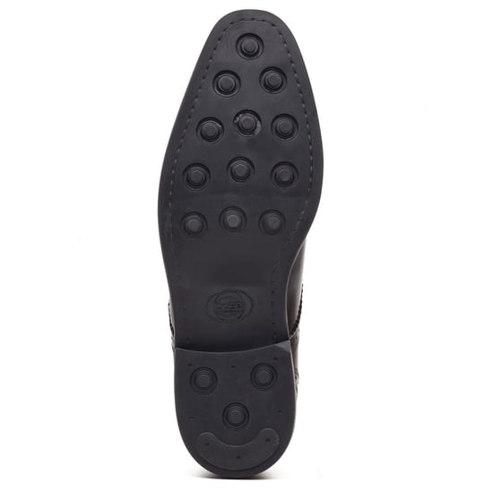 Base London Henley Mönch Leder Herren Schwarz Doppelte Mönch Schuhe - Image 2