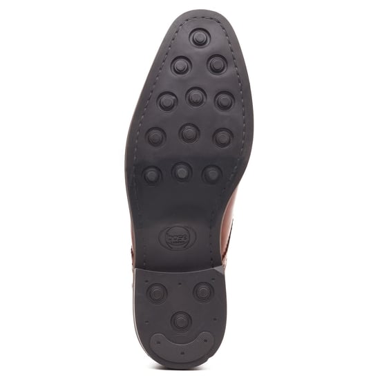 Base London Henley Mönch Leder Herren Schuhe in Burnt Tan mit doppeltem Mönchverschluss - Image 3